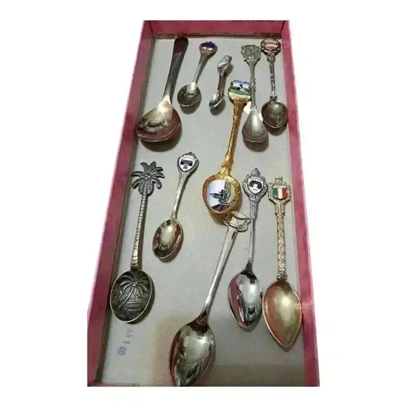 Vintage Mixed Lot Assorted Souvenir Spoons for Crafts Collectibles Repurpose‎ - Picture 3 of 11